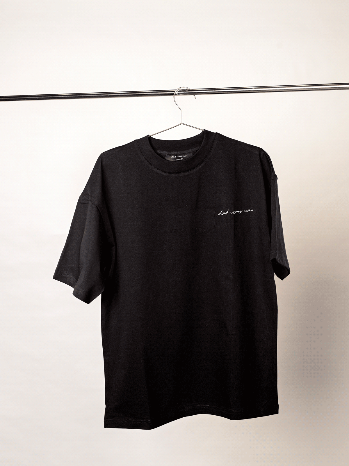 Black Oversized T - Side Logo