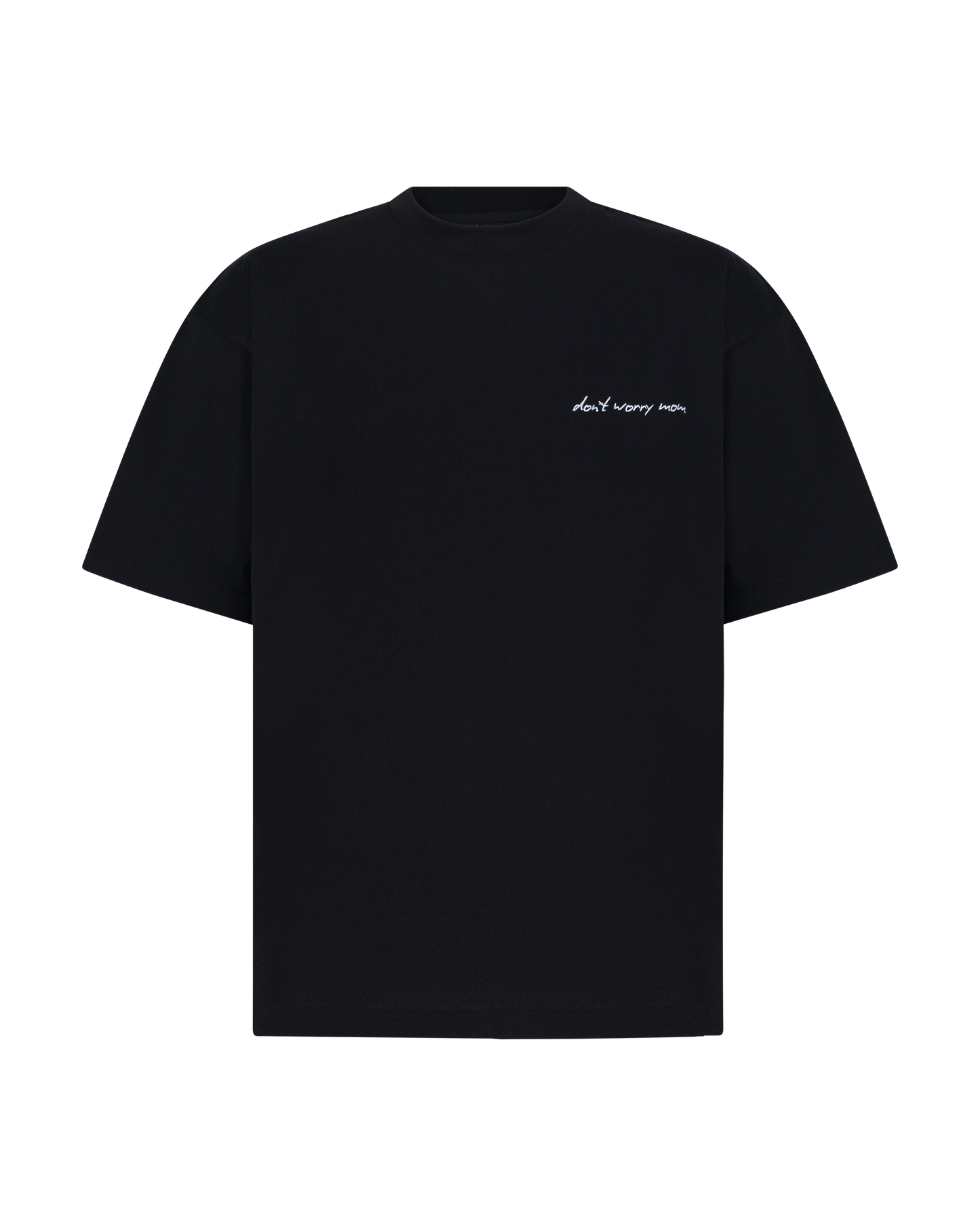 Black Oversized T - Side Logo