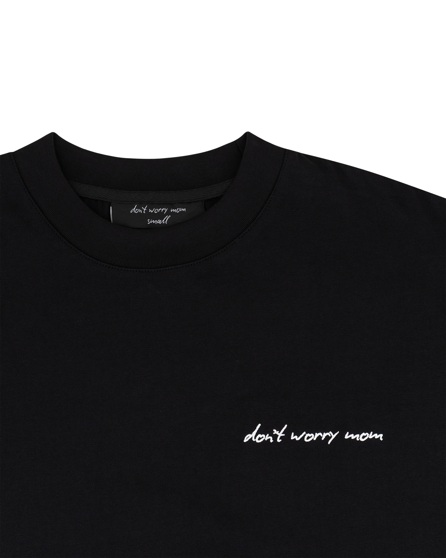 Black Oversized T - Side Logo