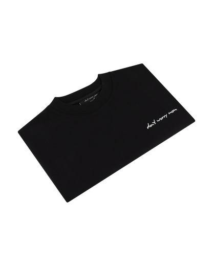 Black Oversized T - Side Logo