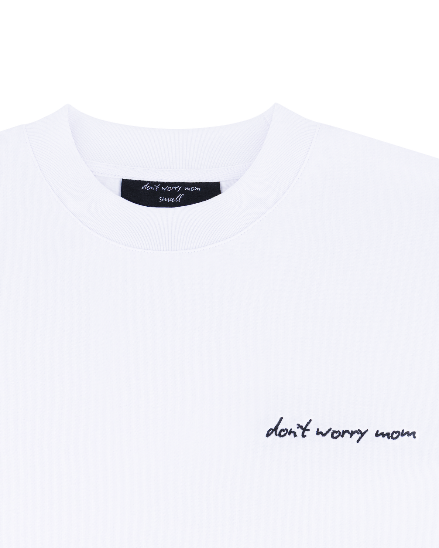White Oversized T - Side Logo