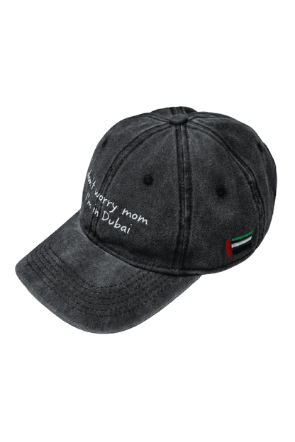 DXB Washed Denim Cap
