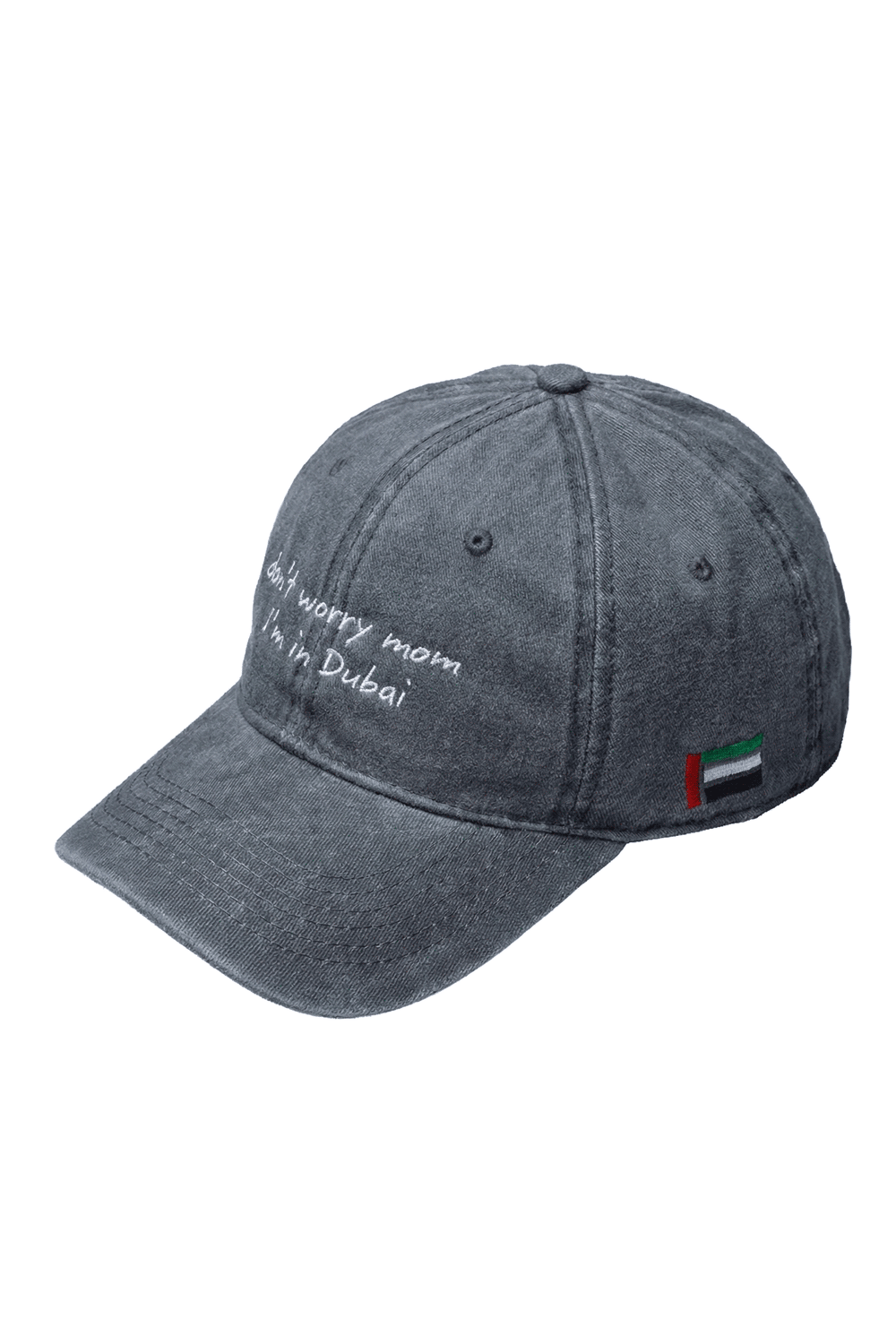 DXB Washed Denim Cap