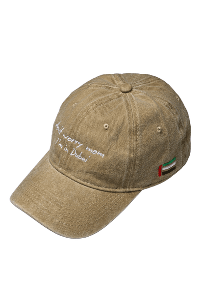 DXB Washed Denim Cap