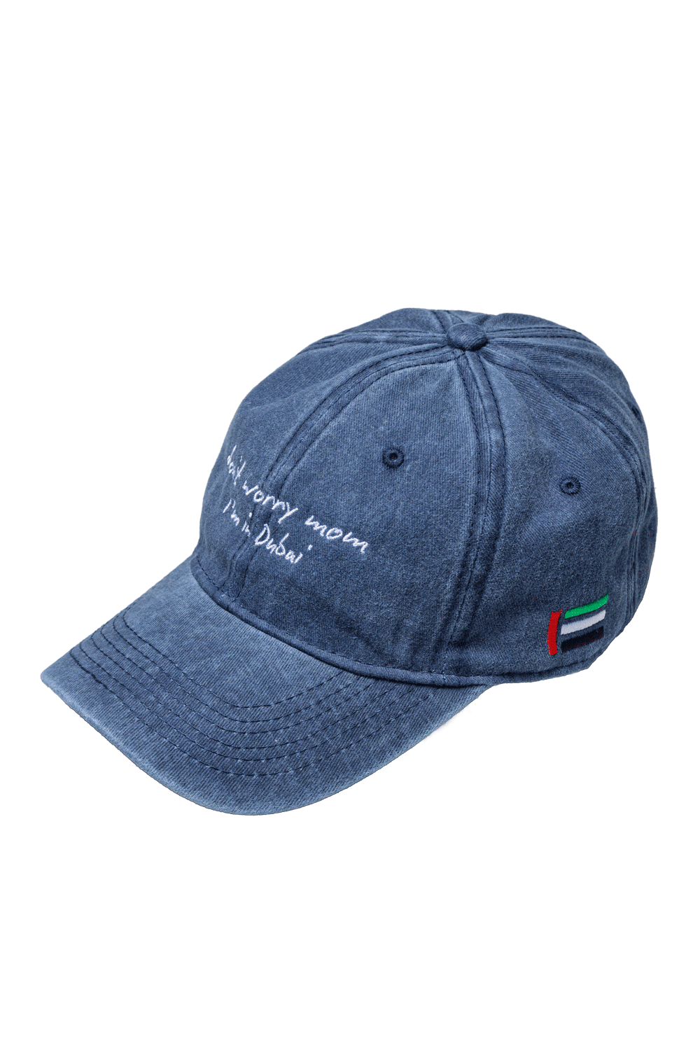 DXB Washed Denim Cap