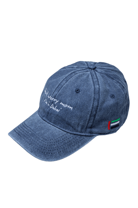 DXB Washed Denim Cap